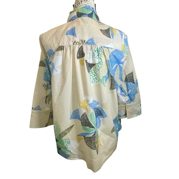 MAISA COPENHAGEN IDAKAI SHIRT COTTON SZ XS BUTTON UP VERSATILE LOOSELY STYLISH - Picture 13 of 16